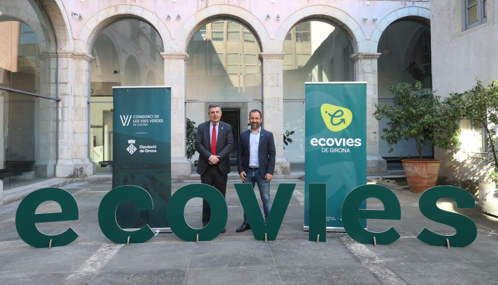 Presentem Ecovies de Girona i nous logotips