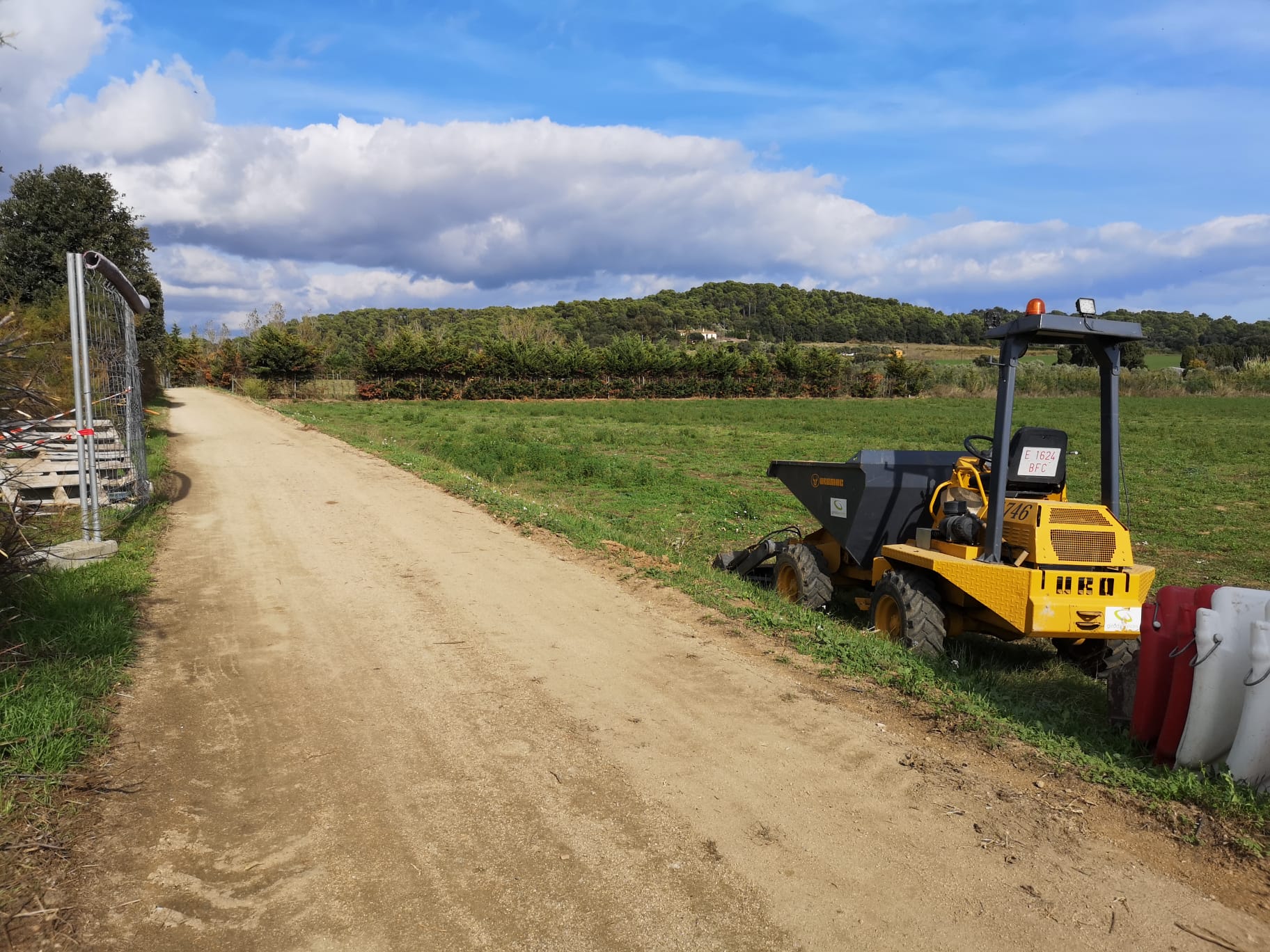 Obra d’adequació i millora del paviment a la ruta del Tren Petit
