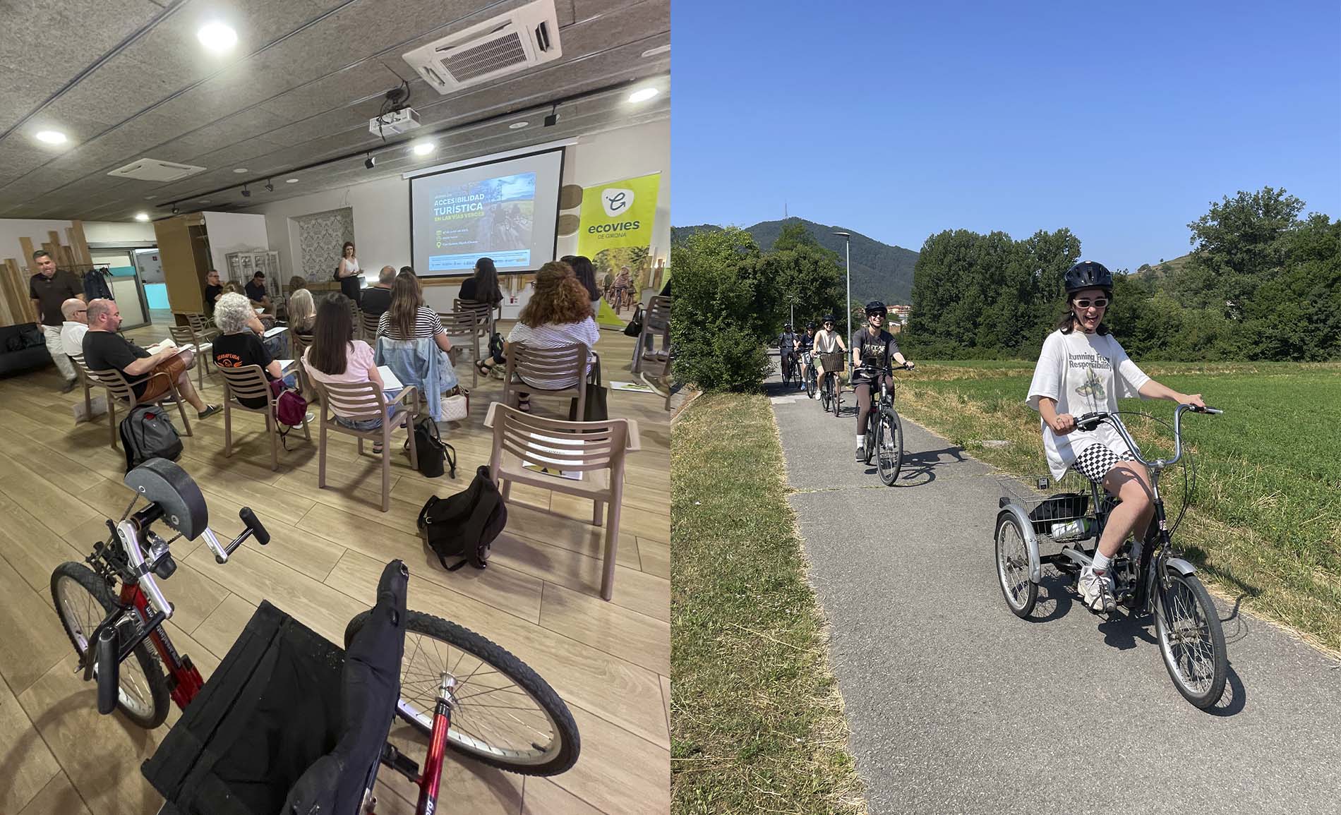 Celebrada amb èxit la Jornada d’Accessibilitat Turística i un blogtrip a la via verda del Ferro i del Carbó