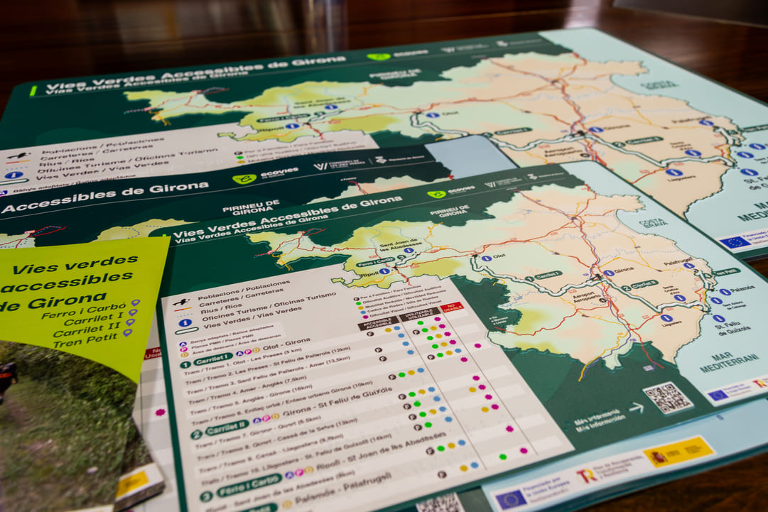 Les Vies Verdes de Girona, més accessibles amb nous materials informatius