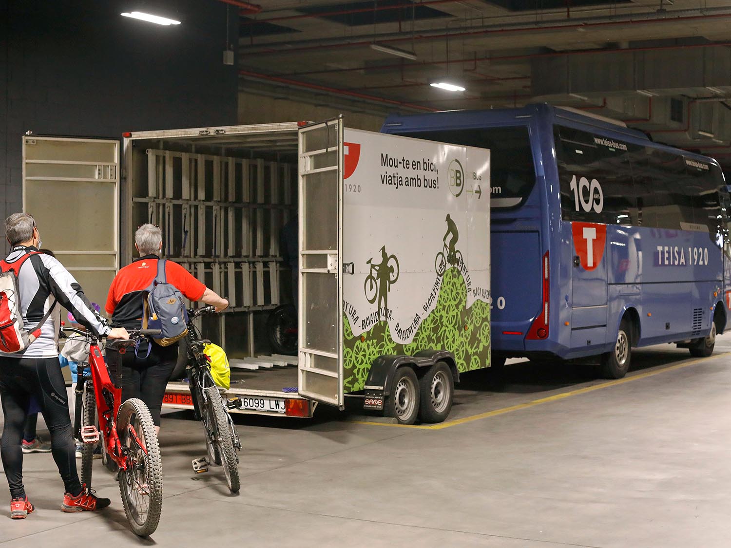 Col·laborem amb TEISA per impulsar el cicloturisme amb el servei de bus amb remolc per a bicicletes