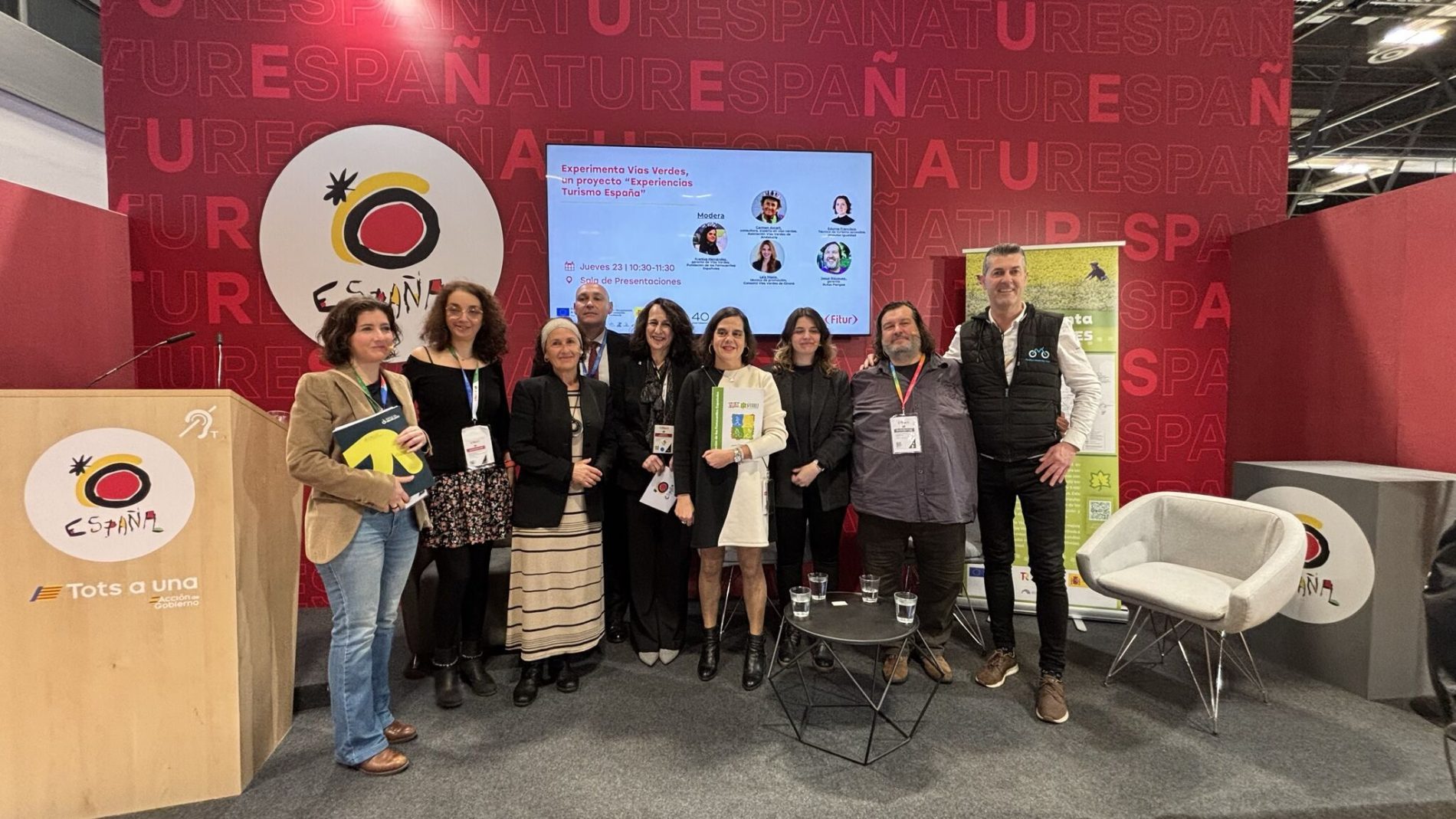 El Consorci de les Vies Verdes de Girona consolida su compromiso con el turismo sostenible en FITUR 2025