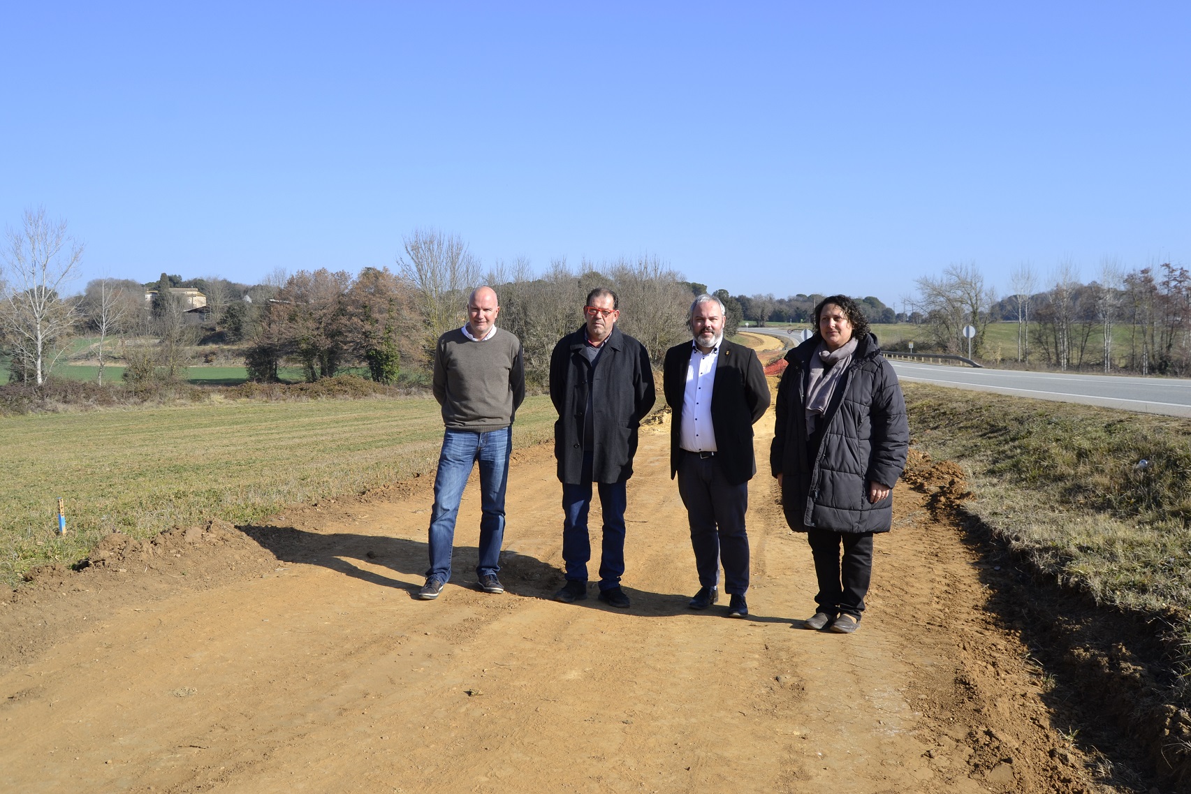 En marxa les obres de creació de la nova via verda entre Aiguaviva i Vilablareix, que connectarà amb l’Aeroport de Girona