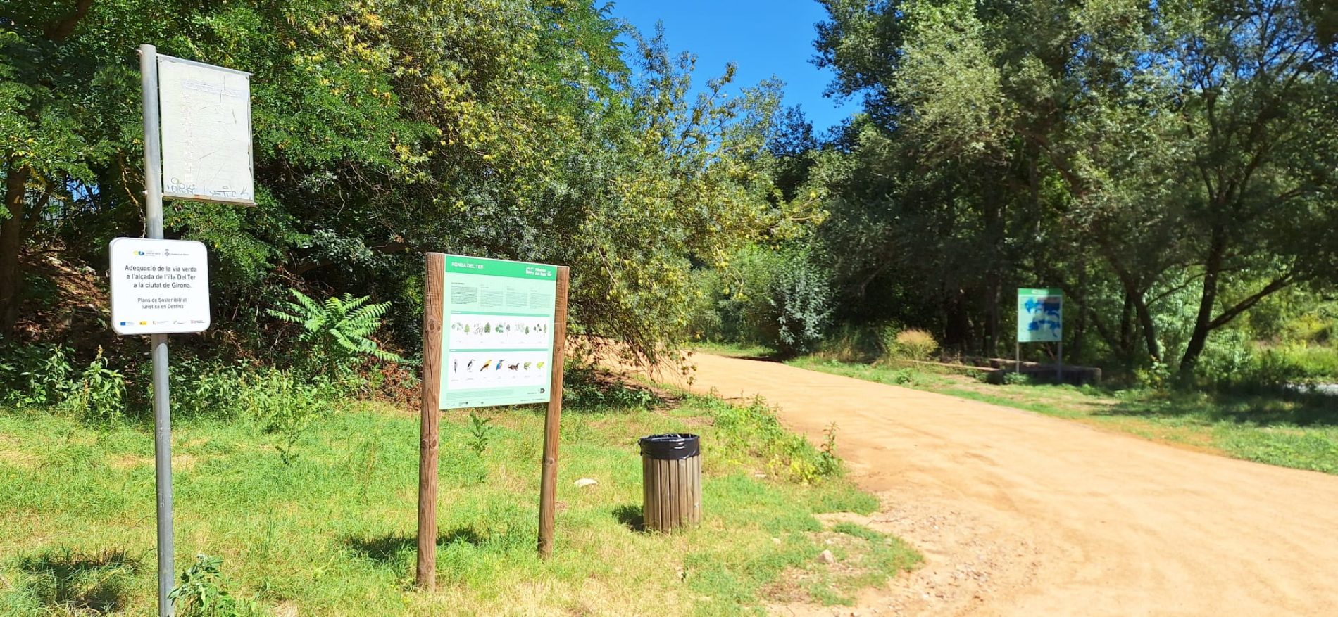 Finalitzades 3 obres de millora a les rutes al voltant de la ciutat de Girona