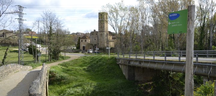 via verda ruta del tren pinxo girona banyoles serinya