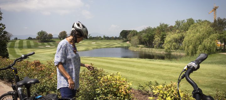 Ciclista al Golf PGA